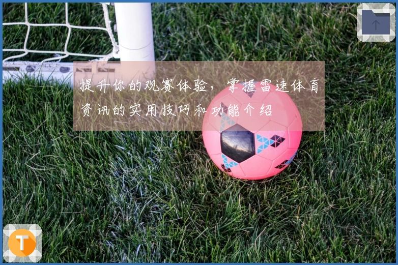 提升你的观赛体验，掌握雷速体育资讯的实用技巧和功能介绍
